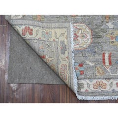 Lava Gray North West Persian Design Tappeto Orientale in Lana Annodato a Mano 2'6 "x9'9"