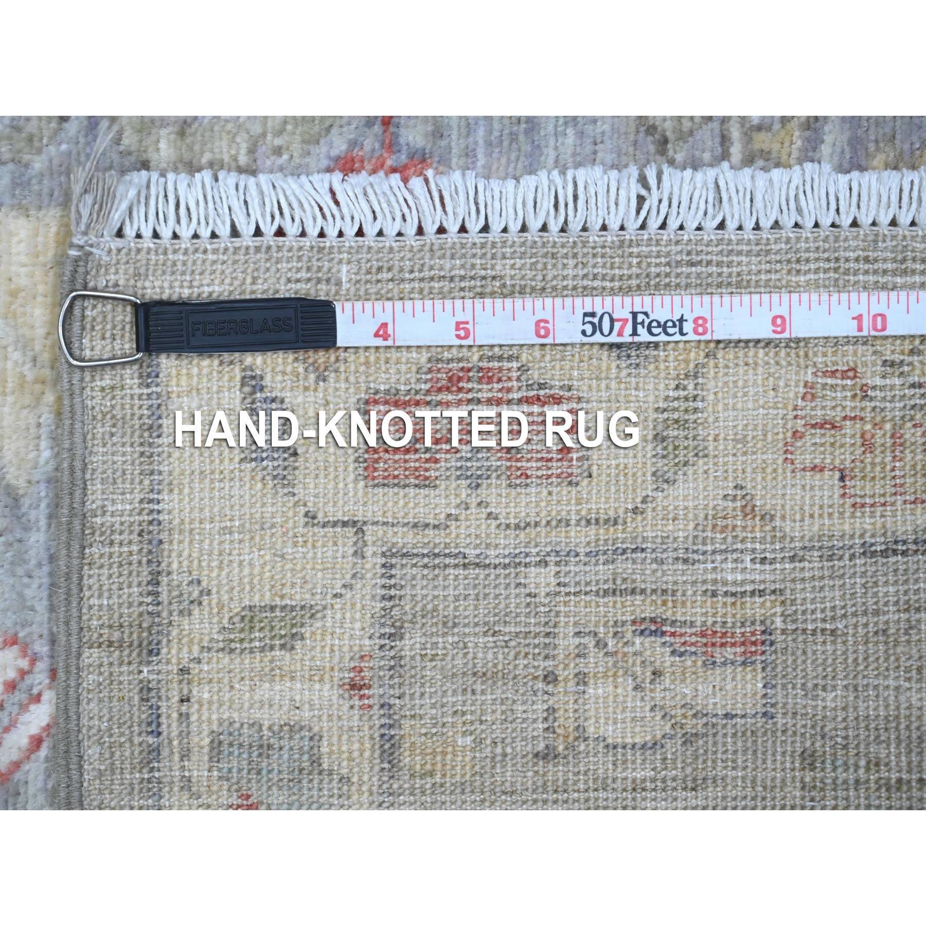 Lava Gray North West Persian Design Tappeto Orientale in Lana Annodato a Mano 2'6 