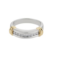 .27 Carat Channel Diamond White Gold Dome Band Ring