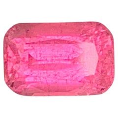 2.7 CTs Natural Vivid Pink Cushion Cut Tourmaline Gemstone for Ring Jewellery