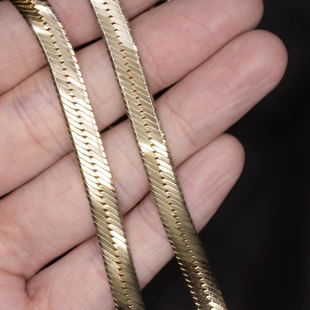 27 Gramm Gelbgold Kette Hergestellt in Italien (Moderne)