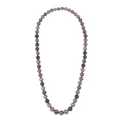 13.5 to 8.5 mm Tahitian Pearl Endless Necklace in 27" Length