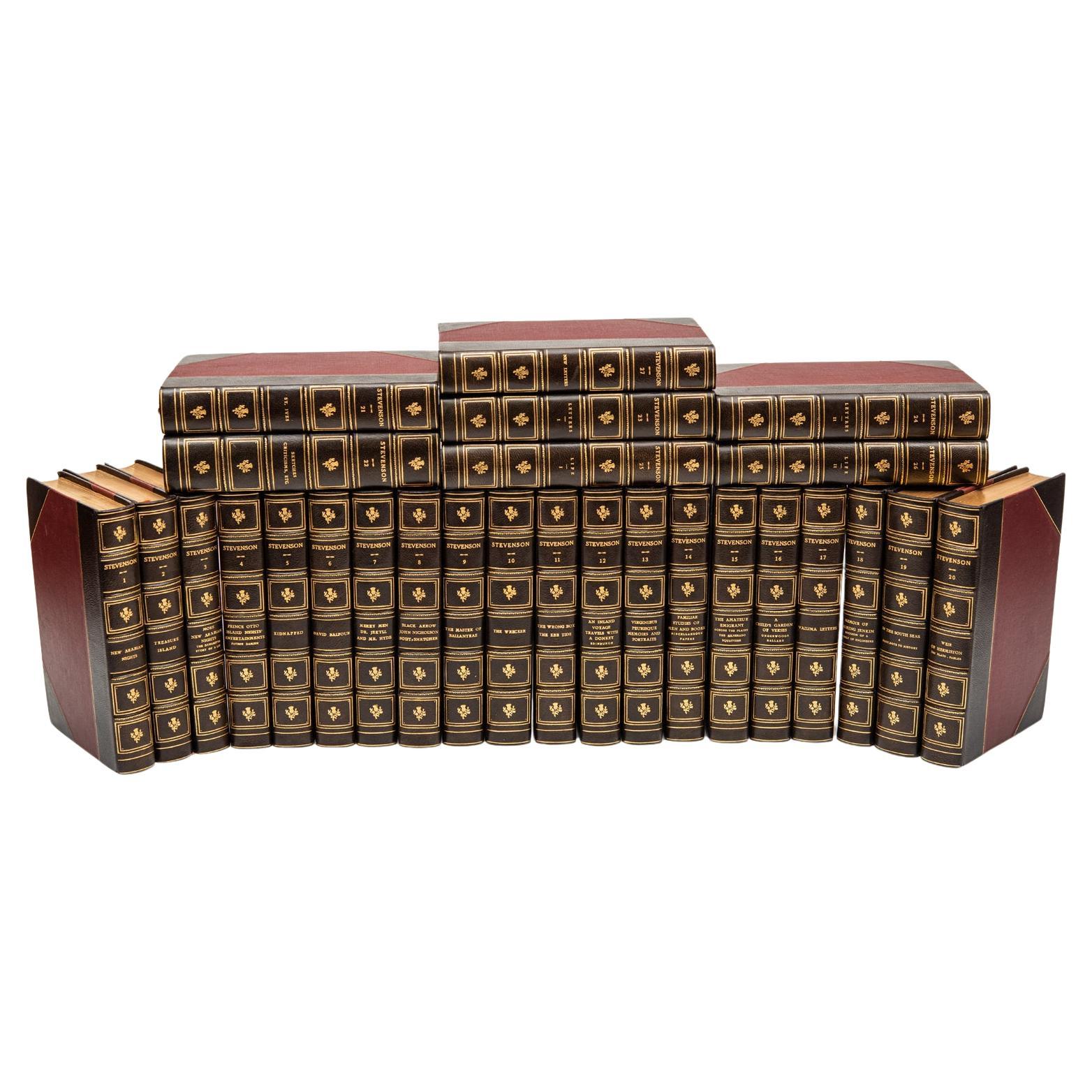 27 Volumes. Robert Louis Stevenson, The Novels and Tales.