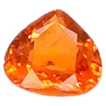 2.70 Carat Heart Cut Spessartite Loose Gemstone For Sale