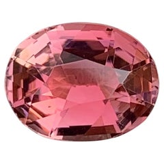 2.70 Carat Natural Hot Pink Loose Tourmaline Oval Shape Gem For Wedding Ring