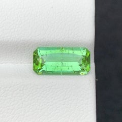 2.70 Carat Natural Loose Mint Green Tourmaline Fancy Cushion Cut Afghan Gemstone