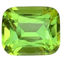 2.70 Carat Natural Loose Peridot Cushion Shape Gemstone
