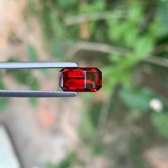 2.70 Carat Natural Loose Rhodolite Garnet Pixel Cut Gemstone