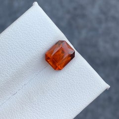 2.70 Carat Natural Loose Smoky Hessonite Garnet Gemstone for Sell