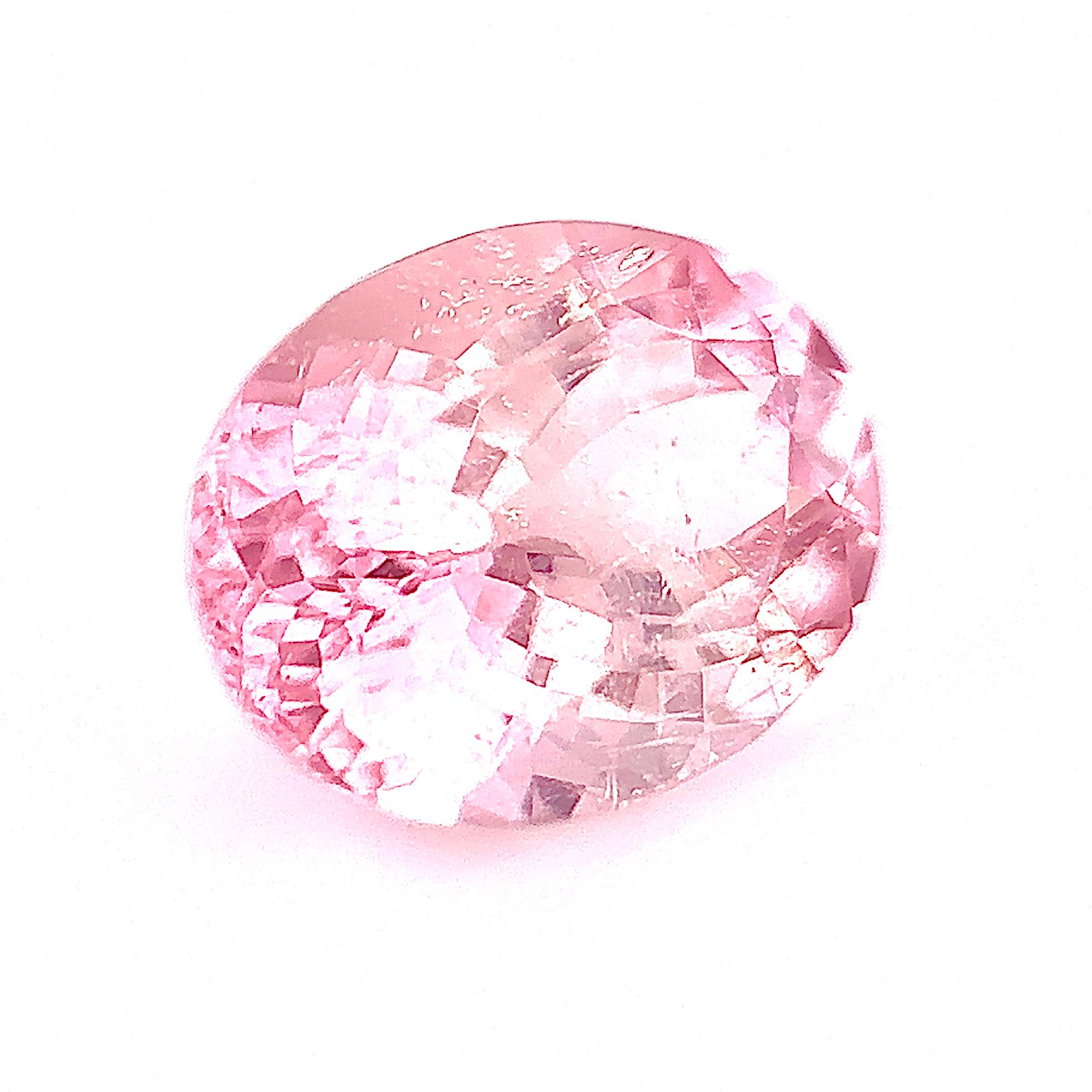 2.70 Carat Natural Tourmaline Loose stone in Cherry Blossom Pink 

GRS/GCS/GIA appointed lab certificate can be arranged upon request

To design your own jewellery, Xuelai Jewellery London offers a world-class bespoke experience for private clients;