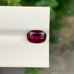 2.70 Carat Stunning Faceted Rubellite Tourmaline Oval Shape Gemstone