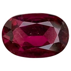 2.70 Carat Stunning Faceted Rubellite Tourmaline Oval Shape Gemstone