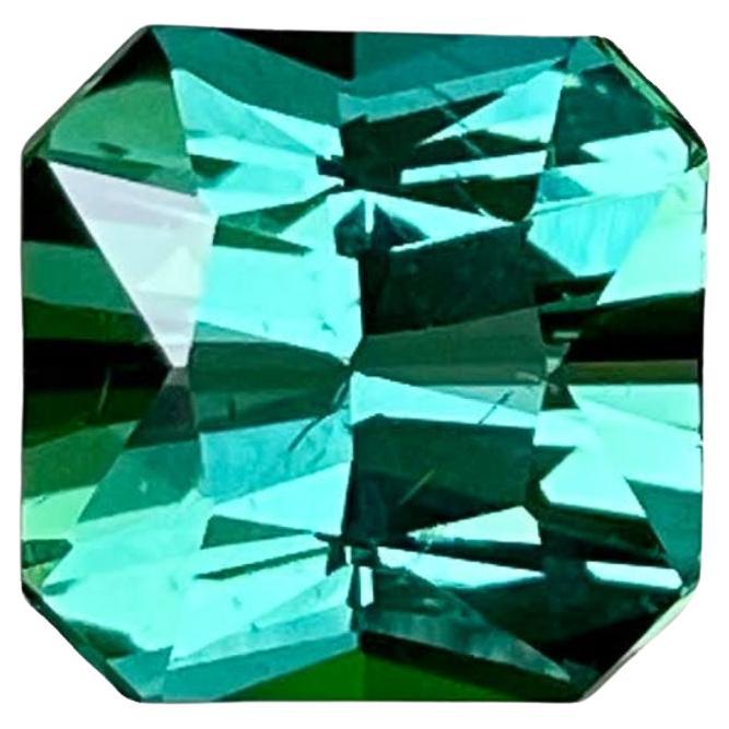 2.70 carats Greenish Blue Tourmaline Custom Precision Cut African Gemstone