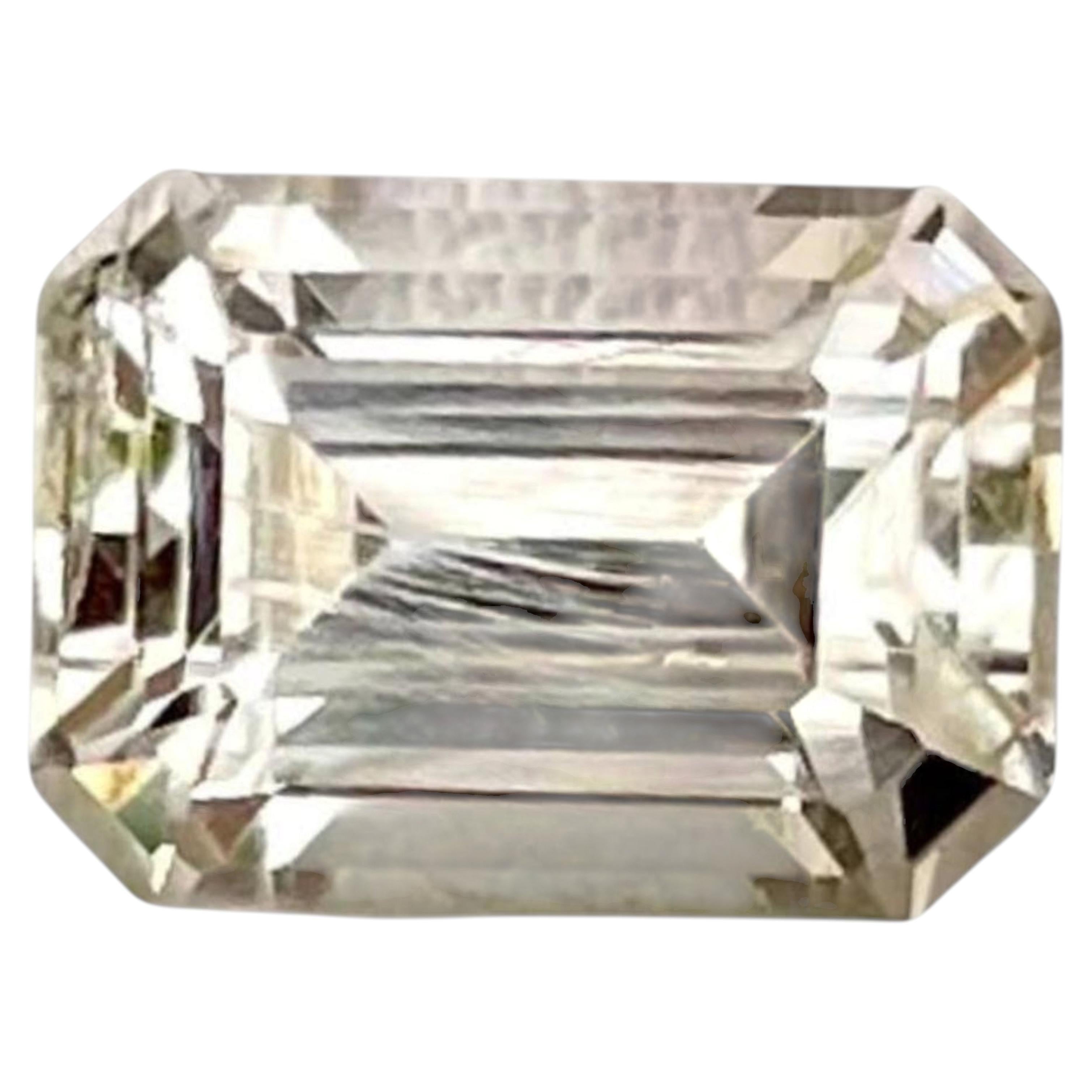 2.70 carats Topaz Stone Emerald Cut Natural Pakistani Gemstone