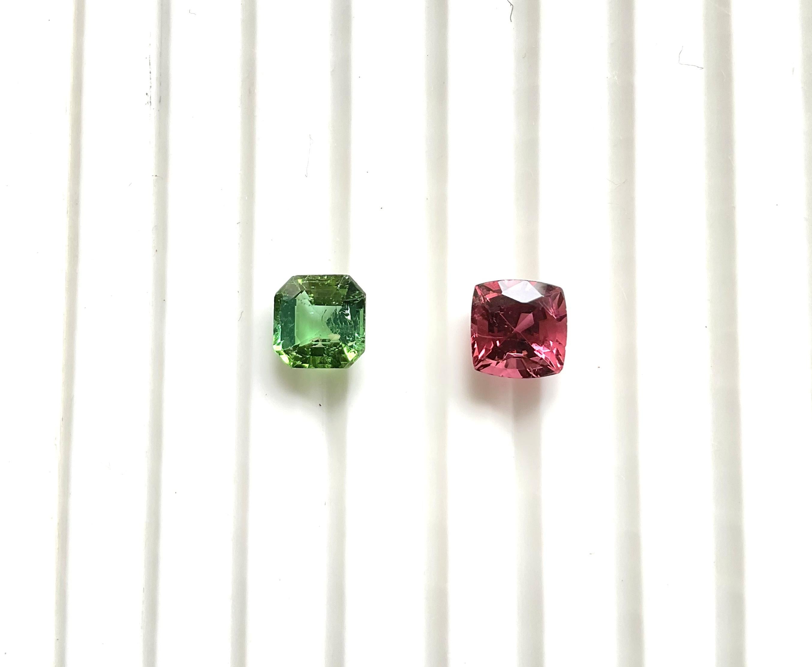 2,70 carati di tormalina 2 pezzi sfaccettati Pietra tagliata di alta qualità Nature

Pietra preziosa - Tormalina
Peso - 2,70 Carati
Forma - Ottagono e cuscino
Dimensioni - 6,5x5 MM
Pezzi - 2