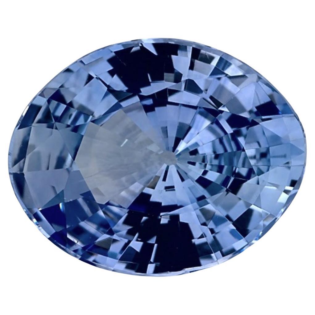 2.70 Ct Blue Sapphire Oval Loose Gemstone