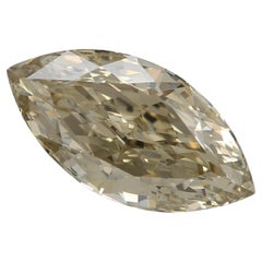 2.71-CARAT FANCY BROWNISH GREENISH YELLOW - Marquise VVS2-ClarITY GIA SKU- 7652