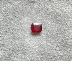 2.71 Carat Red Spinel Top Cushion Cut Stone For Fine Jewelry Natural Gemstone