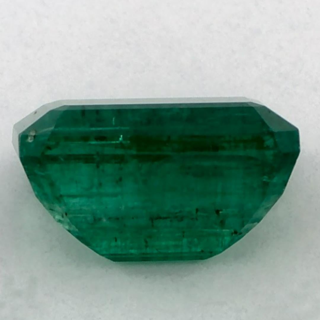 2.71 Ct Emerald Octagon Loose Gemstone In New Condition For Sale In Fort Lee, NJ