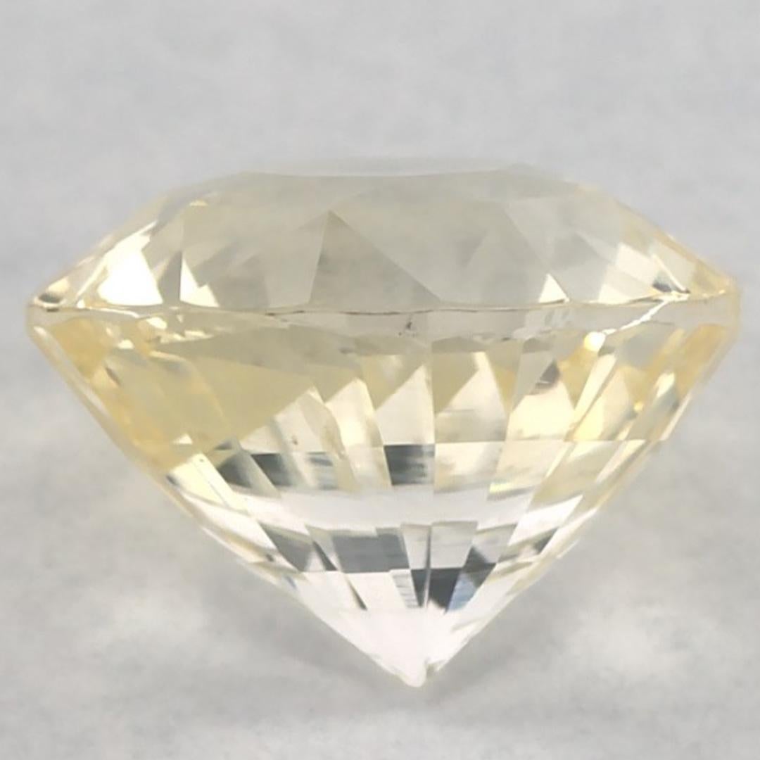 2.71 carati di zaffiro giallo rotondo sciolto In condizioni Nuovo in vendita a Fort Lee, NJ