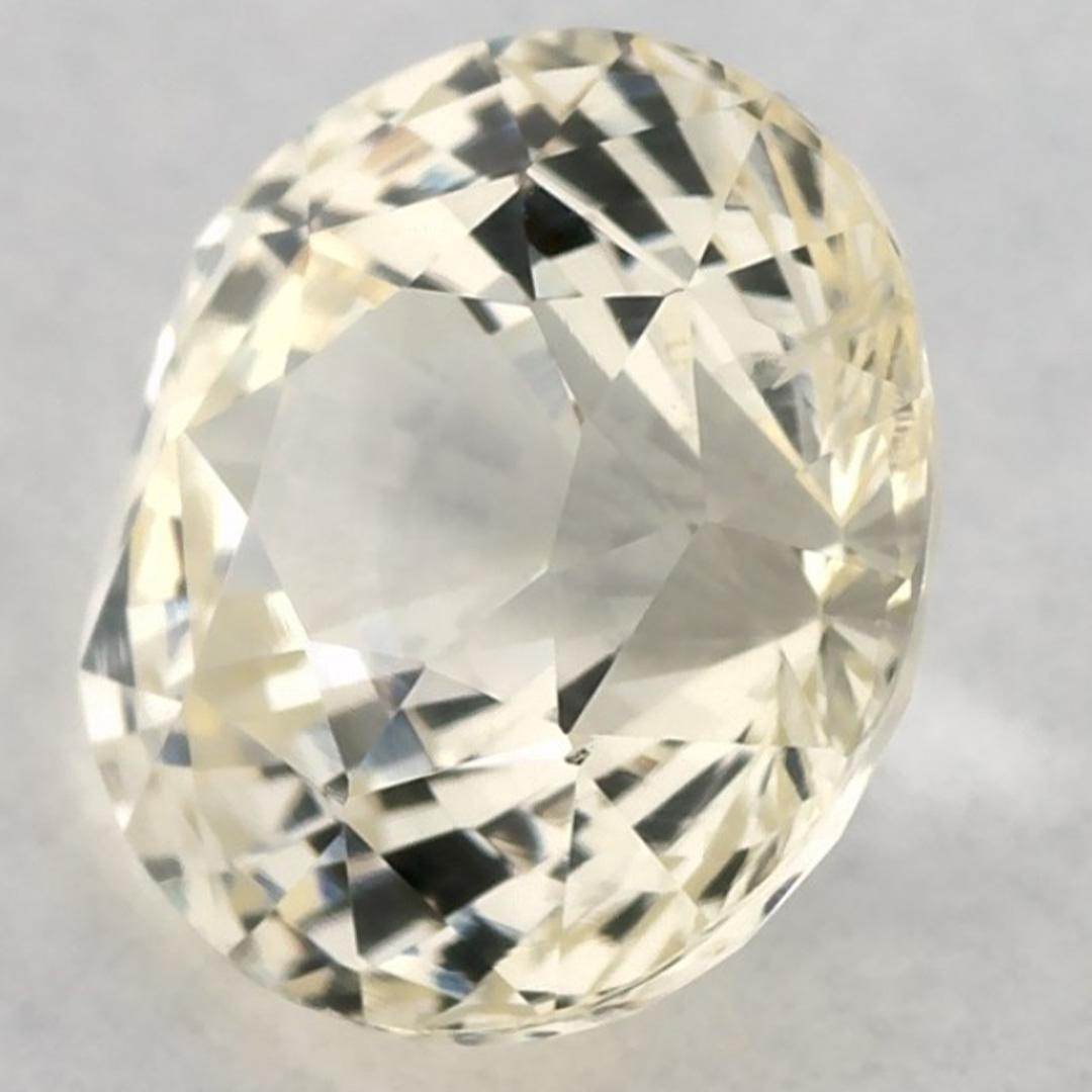 Donna 2.71 carati di zaffiro giallo rotondo sciolto in vendita