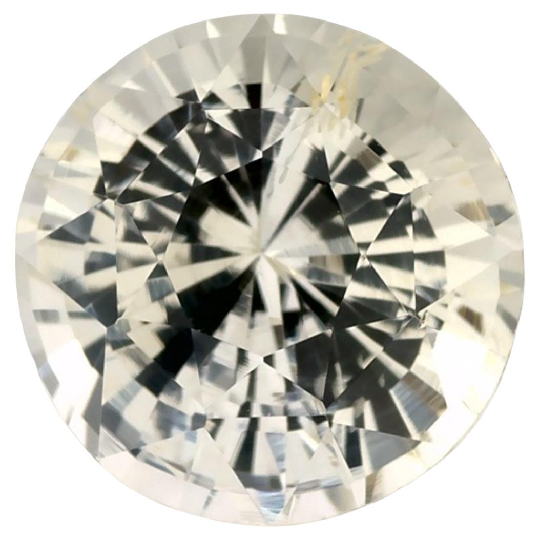 2.71 Ct Yellow Sapphire Round Loose Gemstone (pierre précieuse en vrac)