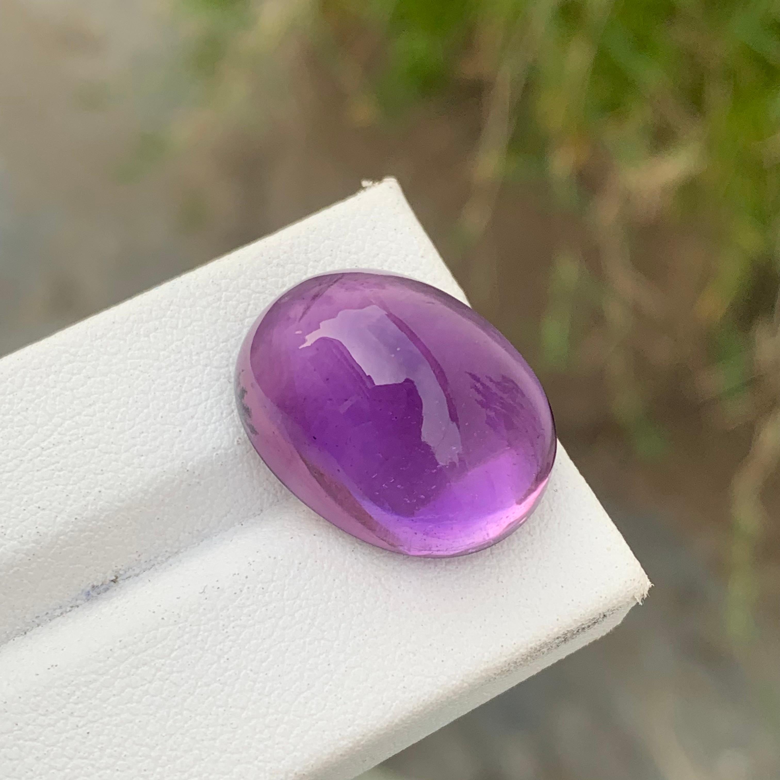 Gemstone Type : Amethyst
Weight : 27.10 Carats
Dimensions: 20x16.3x11.1 mm
Clarity : Clean
Origin : Brazil
Color: Purple
Shape: Ova Cab
Facet: Cabochon
Certificate: On Demand
Month: February
.
Purported amethyst powers for healing
enhancing the