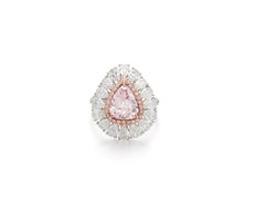 2.72 Carat Pear Statement Fancy brown pink 14K Gold A Crown-Worthy Fancy Rarity