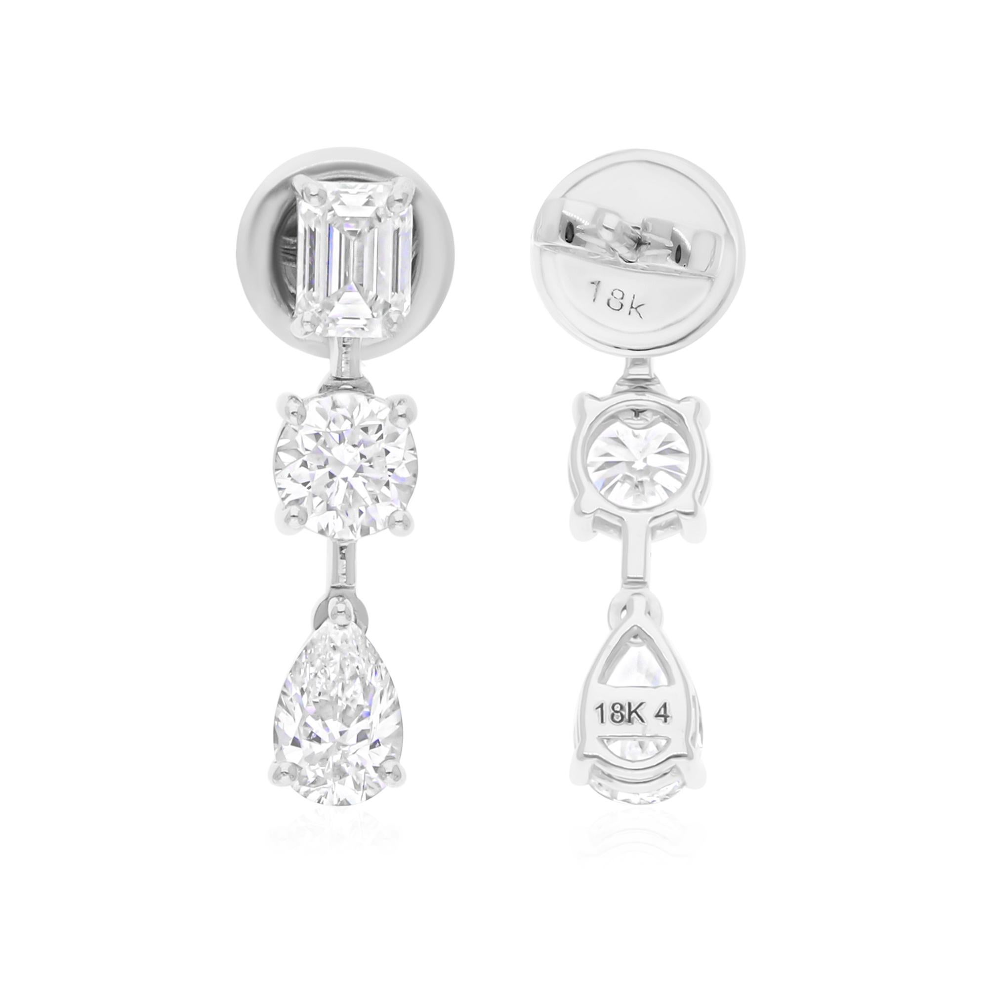 Diese exquisiten Ohrringe sind aus 14-karätigem Gold gegossen und mit 2,72 Karat funkelnden Diamanten besetzt.

FOLLOW SPECTRUM JEWELS Storefront, um die neueste Collection'S und exklusive Stücke zu sehen. Spectrum Jewels ist stolz darauf, ein Top