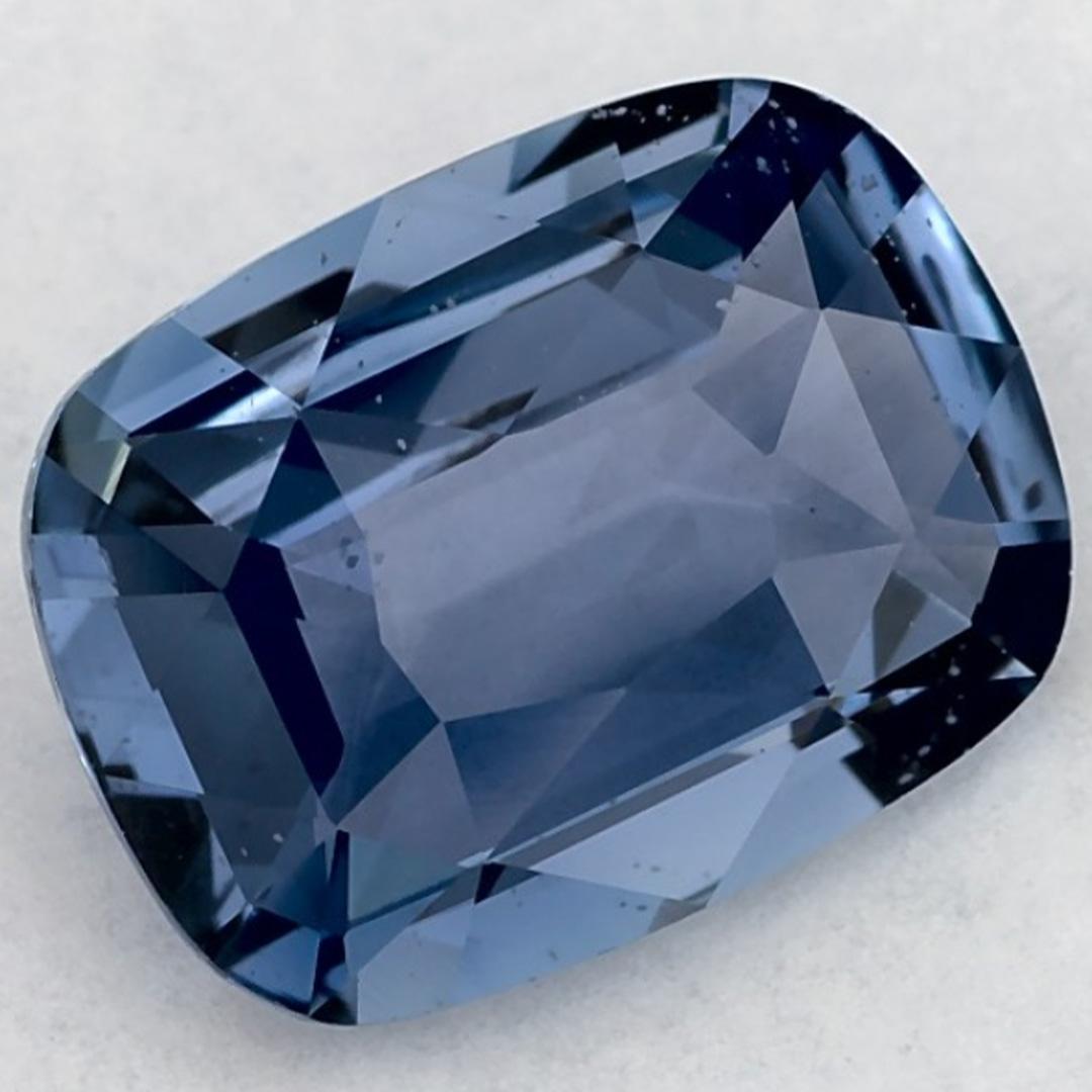 Taglio cuscino 2.72 Ct Blue Sapphire Cushion Loose Gemstone in vendita