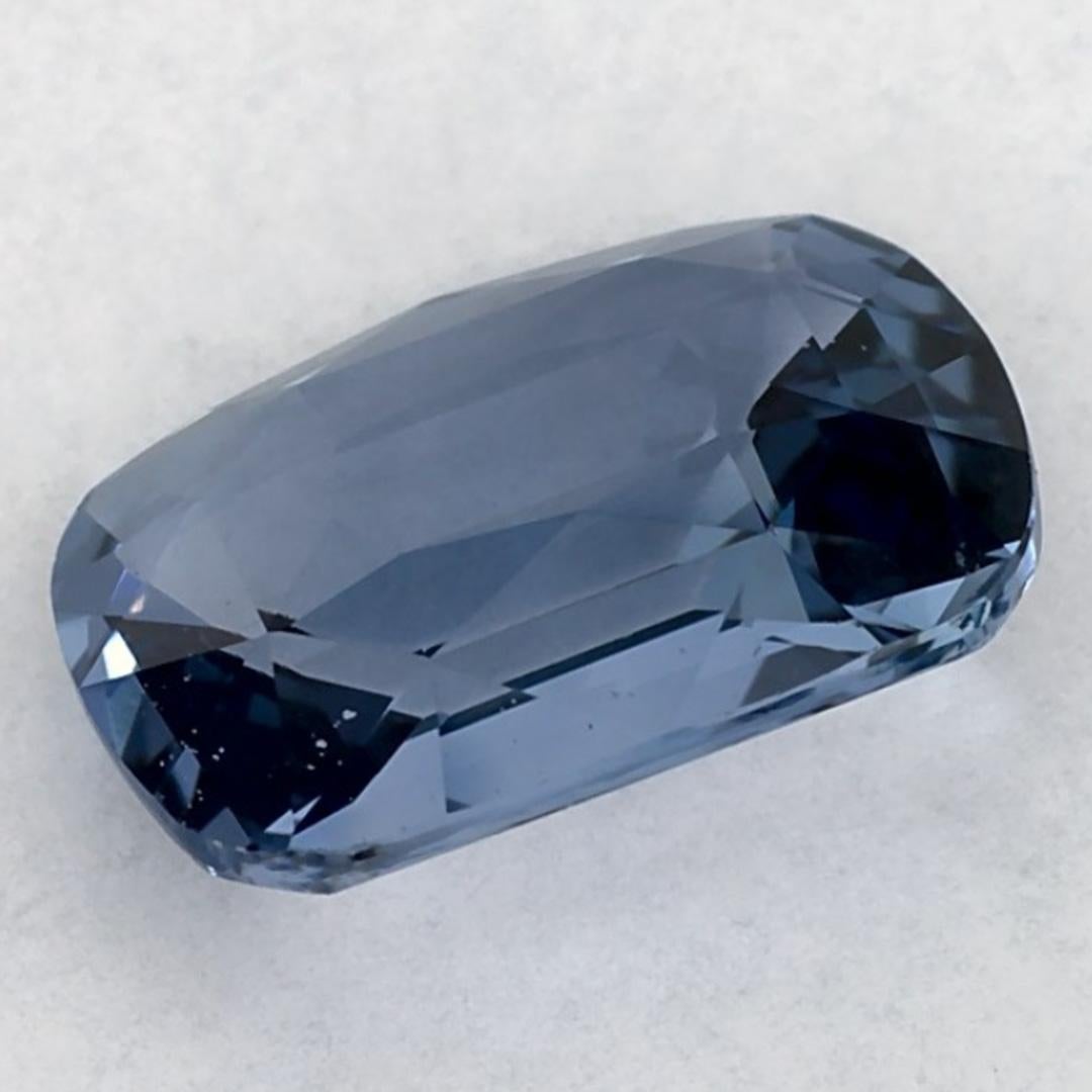 2.72 Ct Blue Sapphire Cushion Loose Gemstone in vendita 3