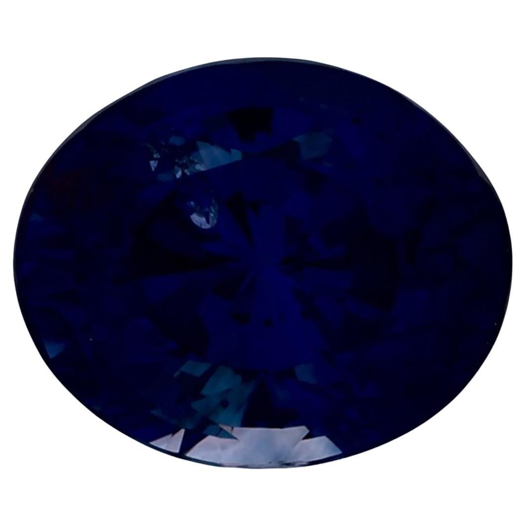 2.72 Ct Blue Sapphire Oval Loose Gemstone