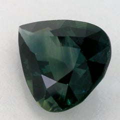 2.72 Ct Green Sapphire Pear Loose Gemstone