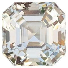 27,25 Carati Nature sciolti Topazio Dorato Taglio Asscher Gemma Pakistana