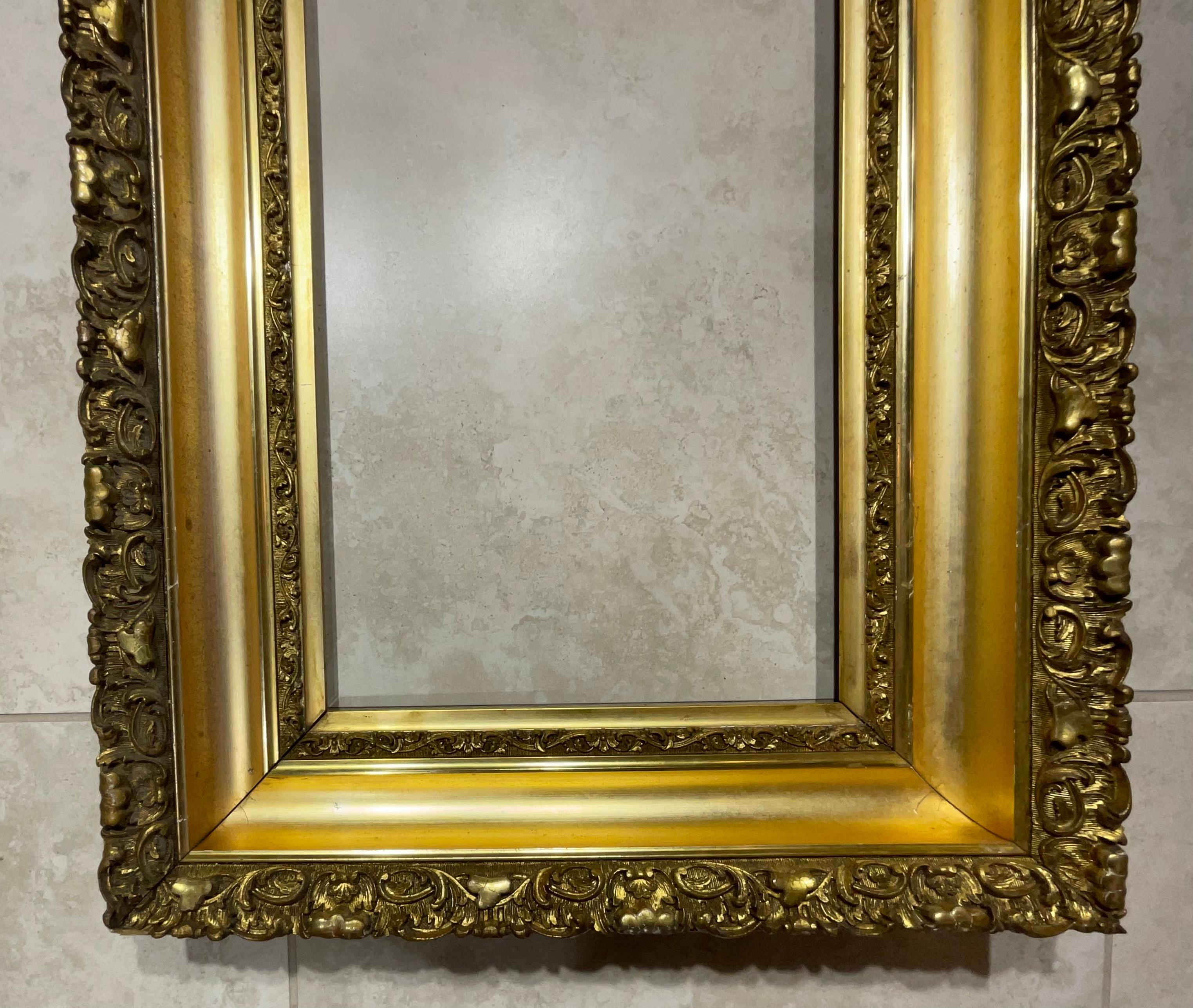 antique gold leaf frame