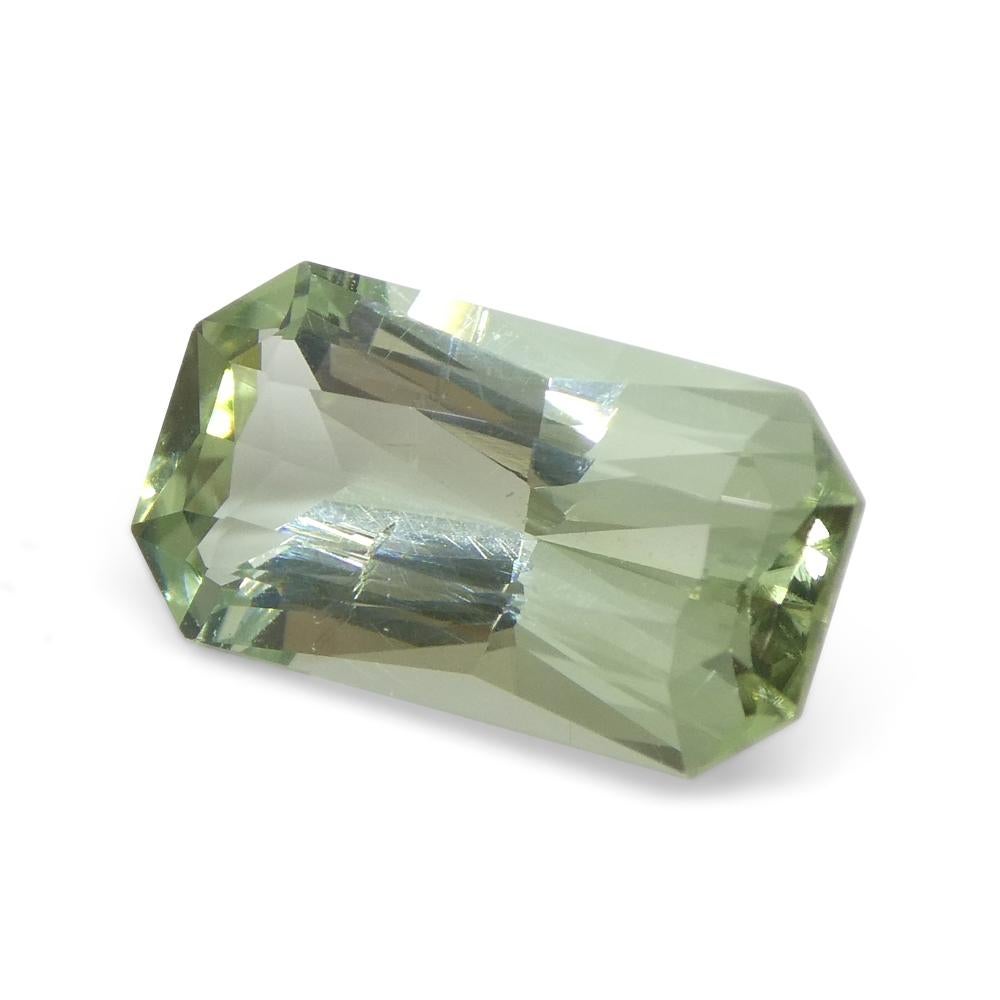 2.72ct Octagonal Green Tourmaline from Brazil For Sale 5