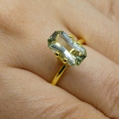 Turmalina verde octogonal de 2,72ct