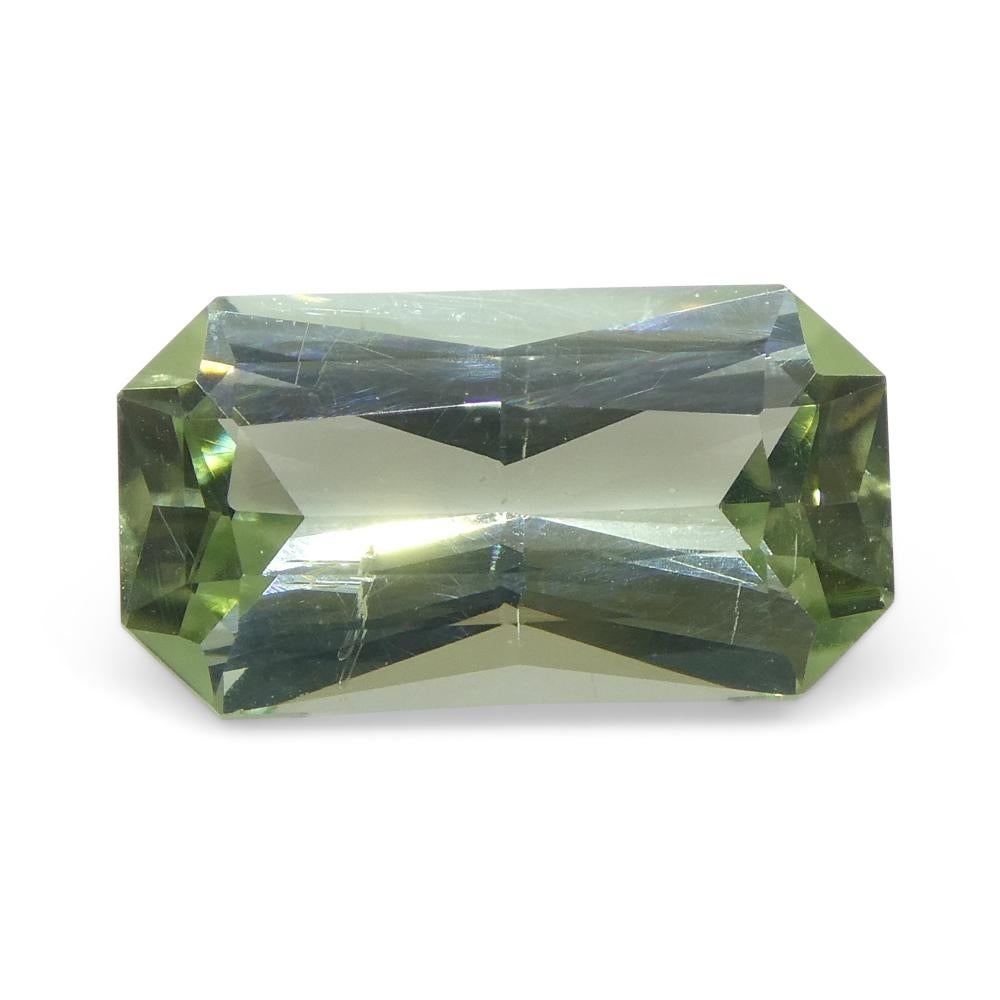 2.72ct Octagonal Green Tourmaline from Brazil In New Condition For Sale In Toronto, Ontario
