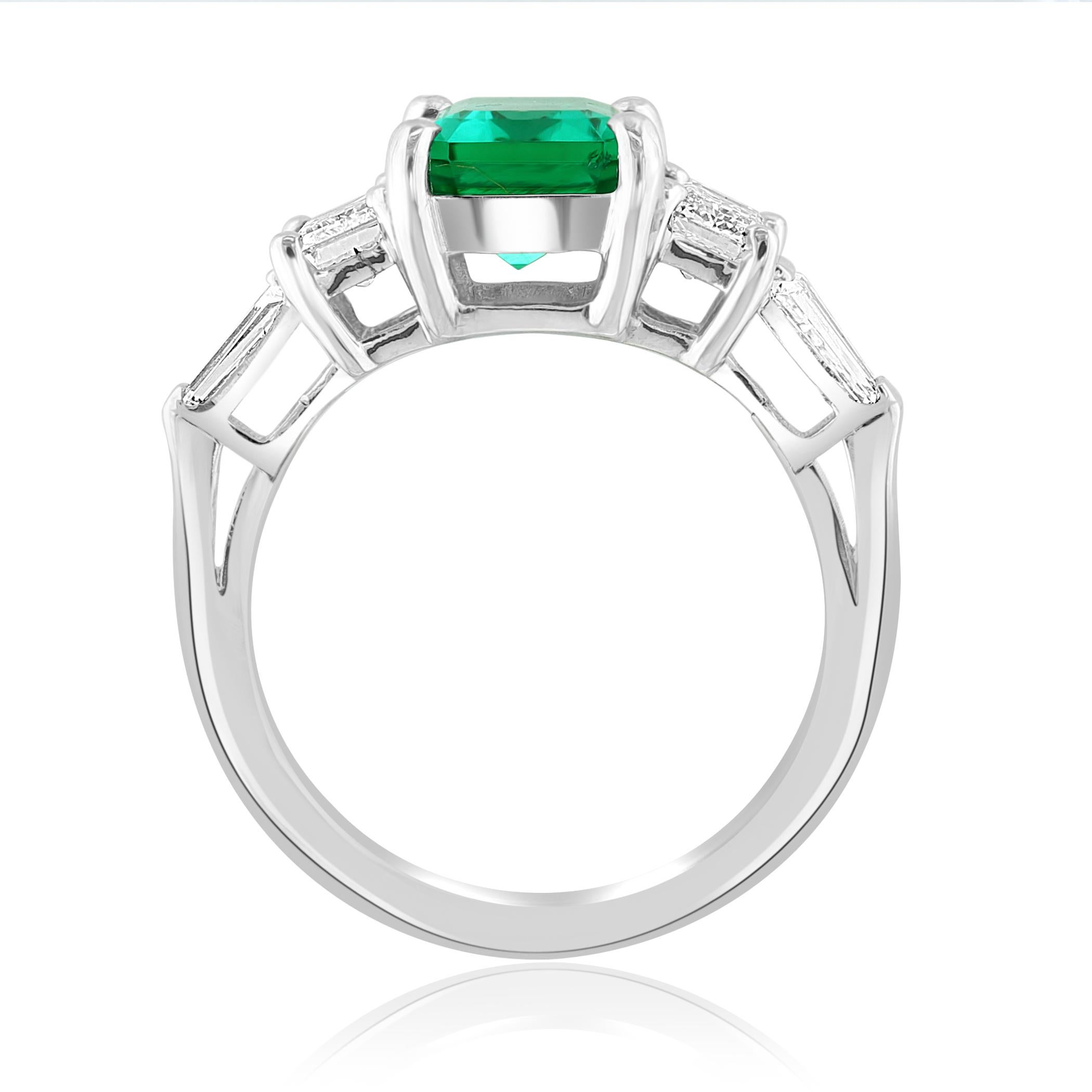 five carat emerald cut diamond