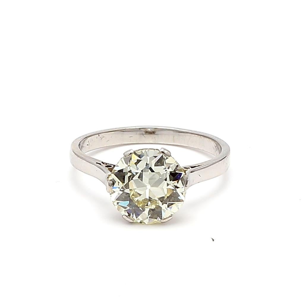 Titre :
Bague de fiançailles en platine S-SI1 avec diamant de forme européenne ancienne de 2,73 carats
Le style :
Engagement
Métal :
Platine
Pierre précieuse 1 :
Diamant de 2,73 carats
Nombre de pierres :
1
Couleur :
S
La clarté :
SI1
Forme :
Taille