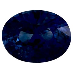 2.73 Ct Blue Sapphire Oval Loose Gemstone