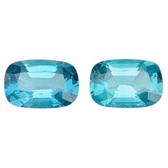 2.73 Karat Blauer Jaspis Lagoon Turmalin Auge saubere Klarheit