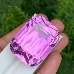 273.60 Carat Natural Loose Hot Pink Faceted Kunzite Pendant Size Afghan Gemstone