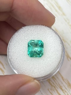 2,73ct Smeraldo colombiano verde medio 9x8mm Taglio smeraldo Gemma naturale autentica