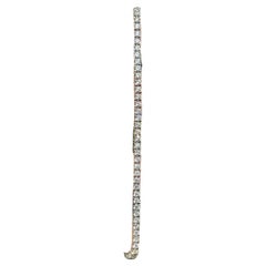 2,74 Karat natürliches Diamant-Tennisarmband aus Platin 900