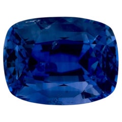 2.74 carati di zaffiro blu a cuscino, gemma sfusa