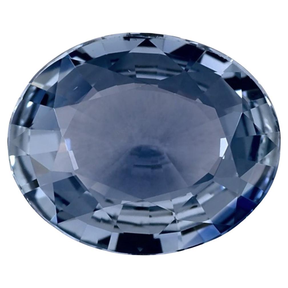 2.74 Ct Blue Sapphire Oval Loose Gemstone