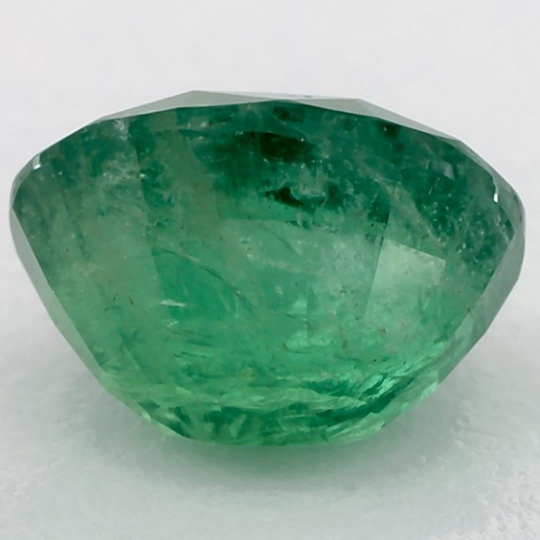 2.74 Karat Smaragd Oval Loser Edelstein im Zustand „Neu“ im Angebot in Fort Lee, NJ