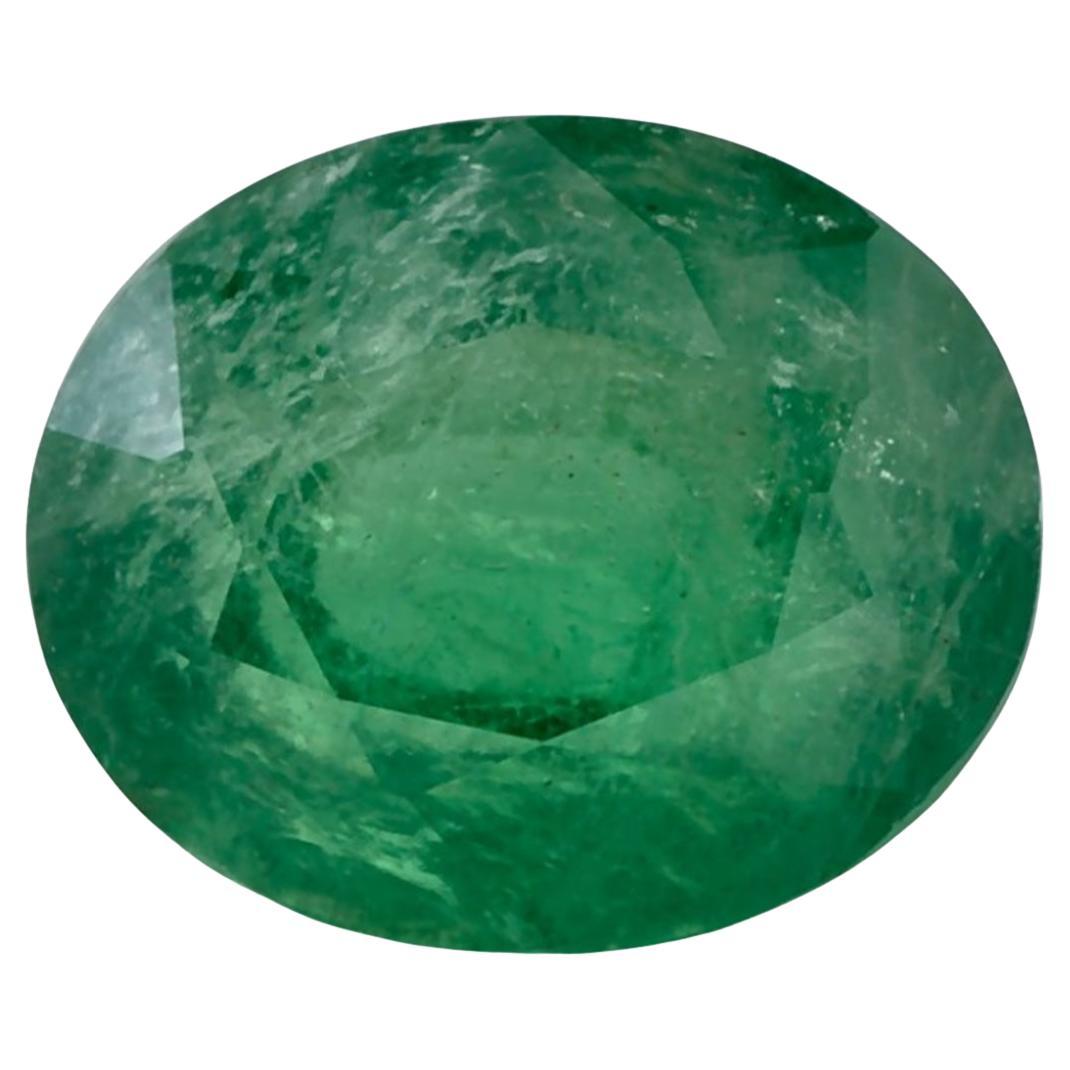 2.74 Ct Emerald Oval Loose Gemstone