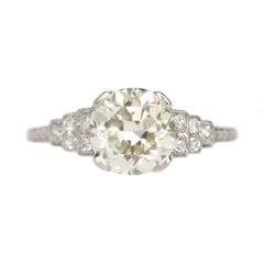 2.75 Carat Diamond Platinum Engagement Ring